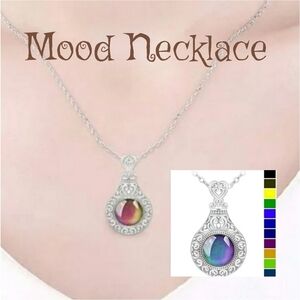 NEW Mood Necklace Unique Fun 1970's Vintage Bohemian Fashion Gypsy Fashion